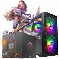 PC RYZEN 7 8700G, 16 GB DDR5 , DISCO 480GB , GABINETE kit