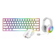 KIT REDRAGON MECANICO S129W , TECLADO , MOUSE Y AURICULAR